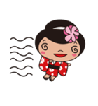 着物女子（個別スタンプ：33）