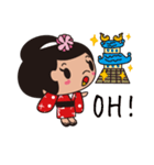 着物女子（個別スタンプ：40）