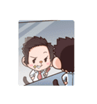 つらいよ、猿原部長（個別スタンプ：23）