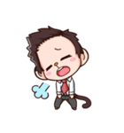 つらいよ、猿原部長（個別スタンプ：33）