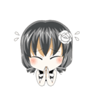 女の子とたまにトリ（個別スタンプ：6）
