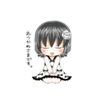 女の子とたまにトリ（個別スタンプ：22）