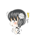 女の子とたまにトリ（個別スタンプ：23）