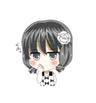 女の子とたまにトリ（個別スタンプ：29）