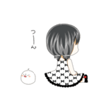 女の子とたまにトリ（個別スタンプ：30）