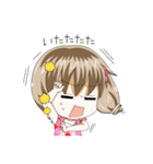 女の子とたまにトリ（個別スタンプ：32）