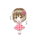 女の子とたまにトリ（個別スタンプ：40）