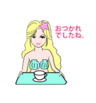 美人で綺麗なセクシーセレブのお嬢様人魚姫（個別スタンプ：11）