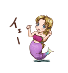 人魚姫うのちゃん（個別スタンプ：5）