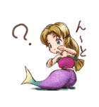 人魚姫うのちゃん（個別スタンプ：10）