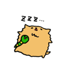 犬のマロンとおもちゃのヘビ太くん（個別スタンプ：20）