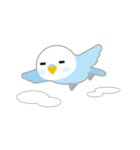 水色インコくん（個別スタンプ：3）