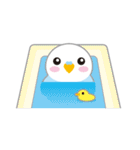 水色インコくん（個別スタンプ：16）