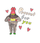 やさしいどうぶつ（個別スタンプ：33）