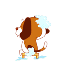 Cute dog beagle（個別スタンプ：3）