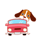 Cute dog beagle（個別スタンプ：5）