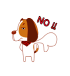 Cute dog beagle（個別スタンプ：8）