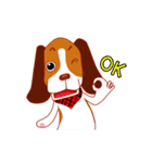 Cute dog beagle（個別スタンプ：9）