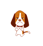 Cute dog beagle（個別スタンプ：10）