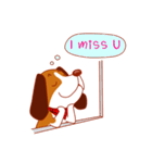 Cute dog beagle（個別スタンプ：22）