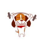 Cute dog beagle（個別スタンプ：31）