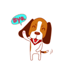 Cute dog beagle（個別スタンプ：38）