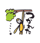絵手紙どうぶつえん（個別スタンプ：1）