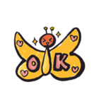 絵手紙どうぶつえん（個別スタンプ：5）