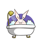 桃色うさぎさんのすたんぷ（個別スタンプ：15）