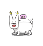 三つ星王子と二つ星ワンコ（個別スタンプ：6）