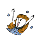 クラシカルな女の子たち（個別スタンプ：35）