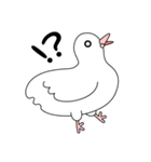白い鳩（個別スタンプ：35）
