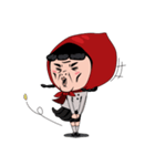 Little girl in Riding Hood（個別スタンプ：9）