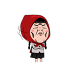 Little girl in Riding Hood（個別スタンプ：18）