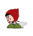 Little girl in Riding Hood（個別スタンプ：25）