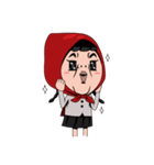 Little girl in Riding Hood（個別スタンプ：29）