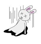 Crazy stupid Rabbit.. ;P（個別スタンプ：13）