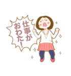 デザイナー女子（個別スタンプ：9）