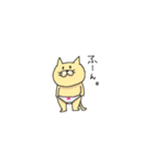 おぱんつねこ（個別スタンプ：1）