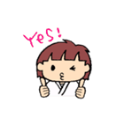 柔道女子（個別スタンプ：9）