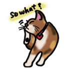 うちのミケねこ（個別スタンプ：3）
