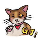 うちのミケねこ（個別スタンプ：13）