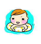 もん太とまめちゃん 夏編（個別スタンプ：37）