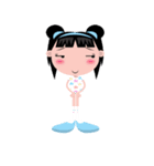 賢くてかわいい女の子オリー（個別スタンプ：1）