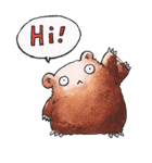 Miimork The Brown Bear（個別スタンプ：1）