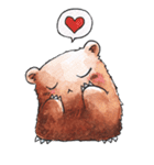 Miimork The Brown Bear（個別スタンプ：4）