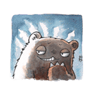 Miimork The Brown Bear（個別スタンプ：9）