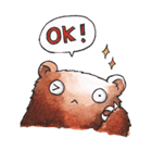 Miimork The Brown Bear（個別スタンプ：25）