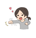 萌え語り女子（個別スタンプ：2）
