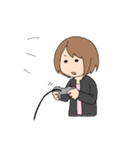 萌え語り女子（個別スタンプ：16）